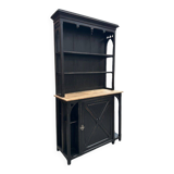 Black patinated bar back