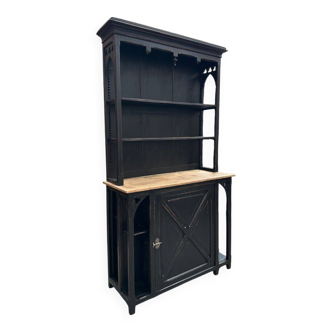 Black patinated bar back