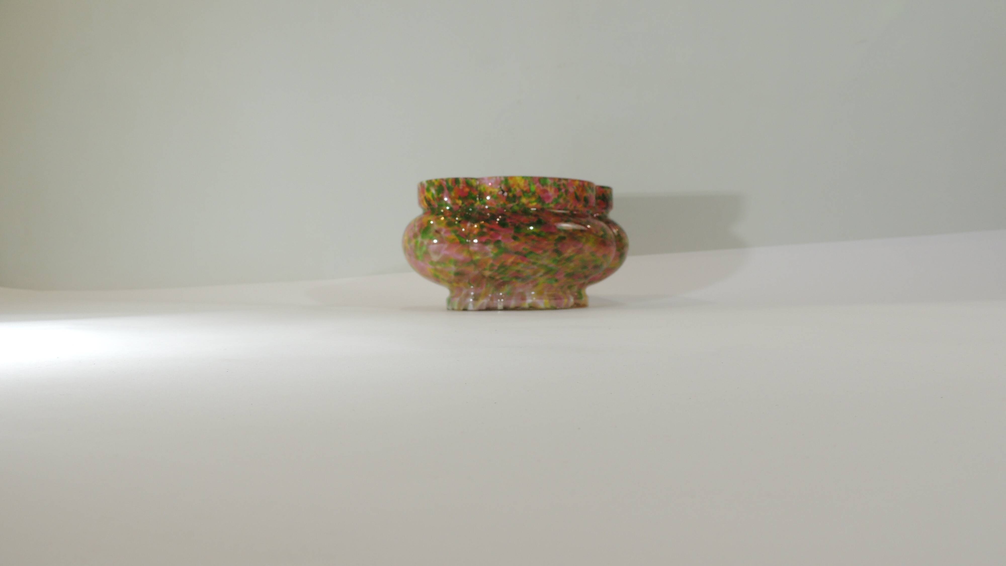 Verre, jardinière Murano, années 1960
