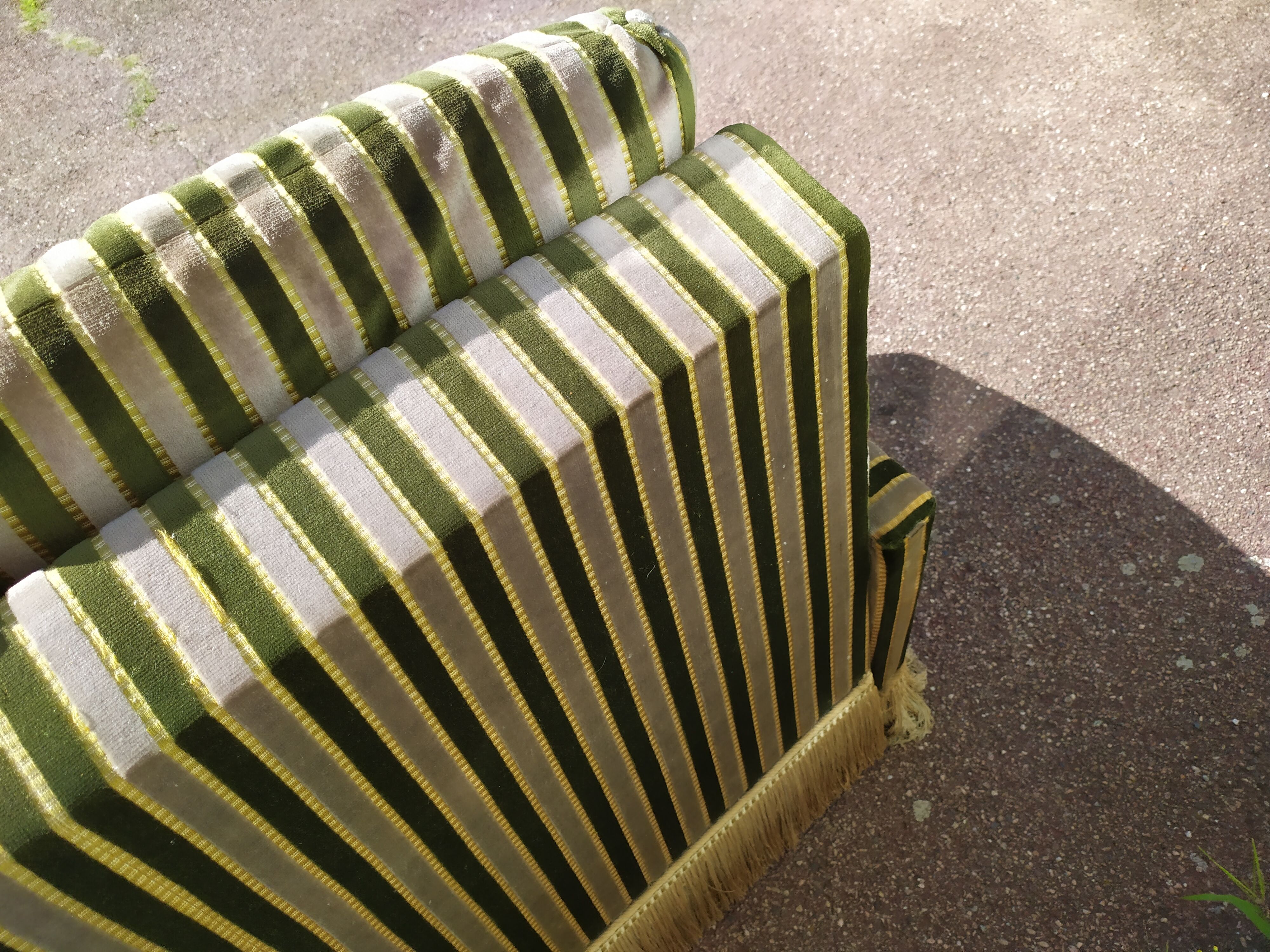 3 places sofabed in velvet