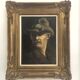 Portrait à l’huile d’homme âgé