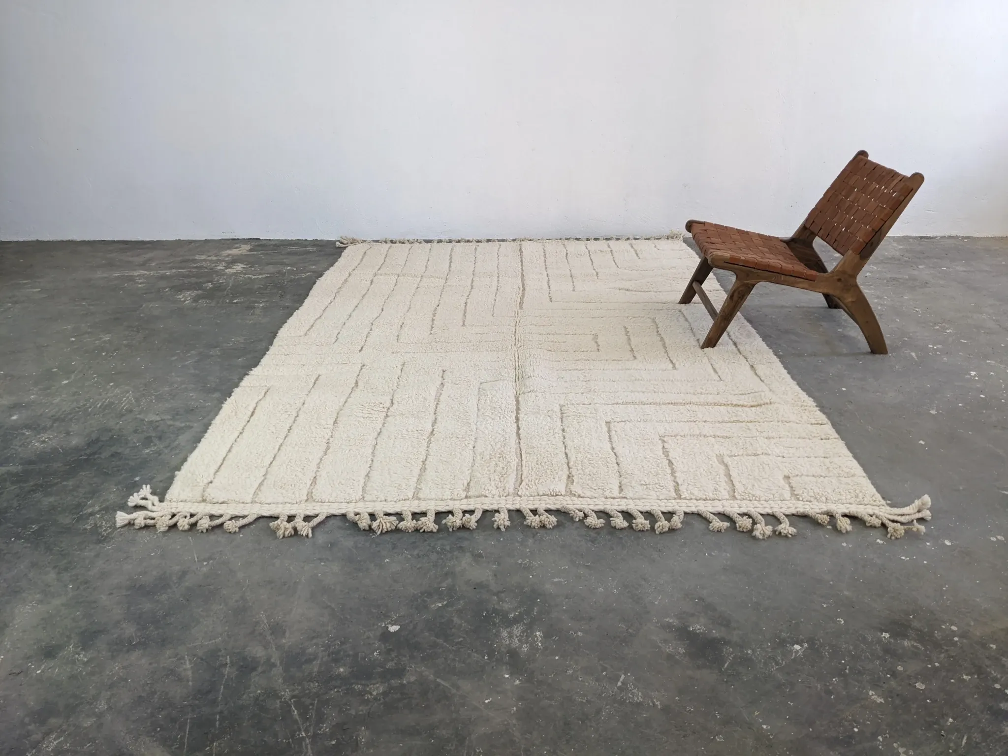 Large Beni Ouarain rug, 295 x 210 cm || 9.68 x 6.89 feet, G-354