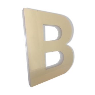 Bright letter B
