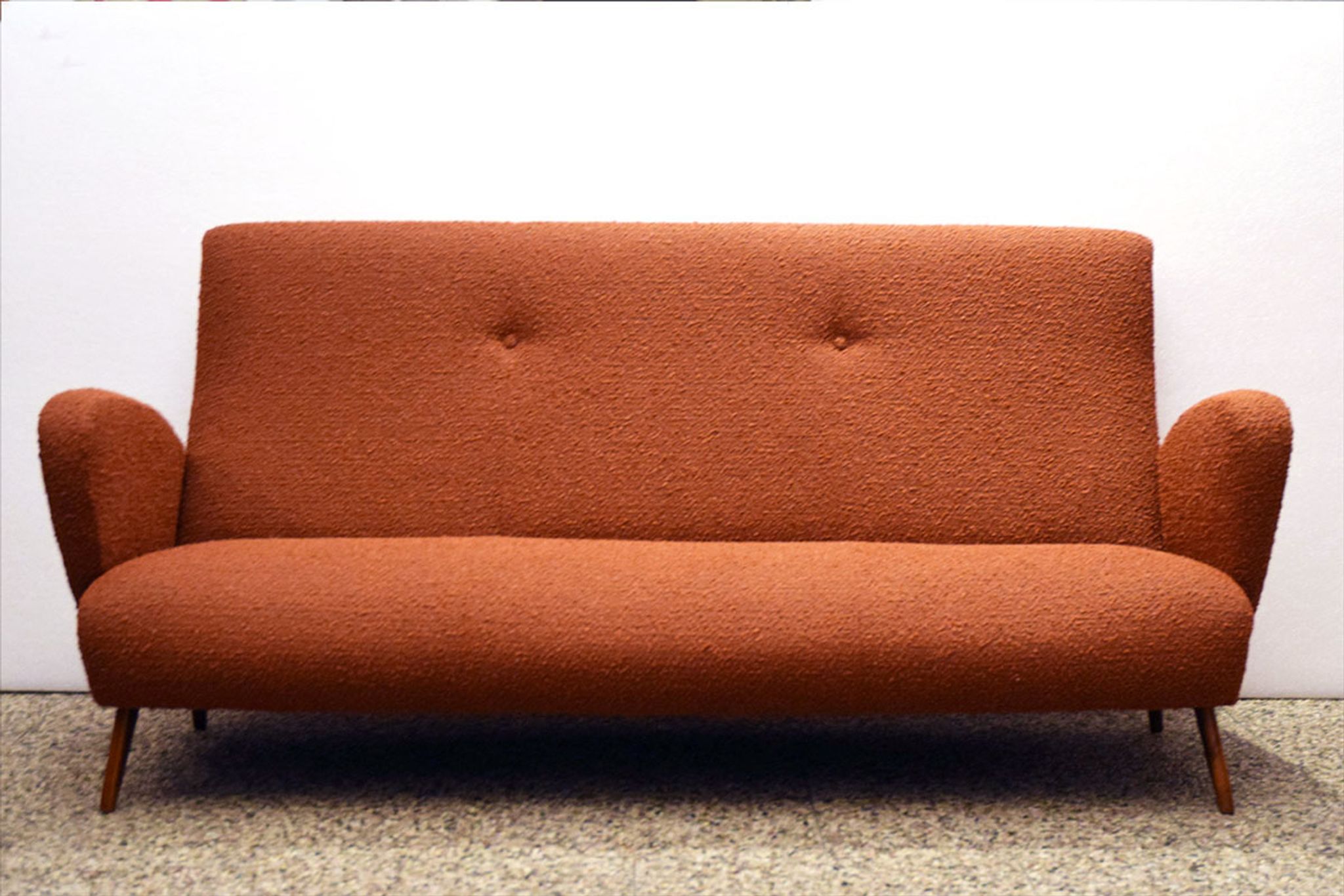 Mid-century three seats sofa of Italian production, 1950s