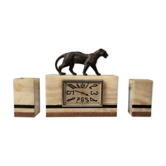 Art Deco fireplace trim