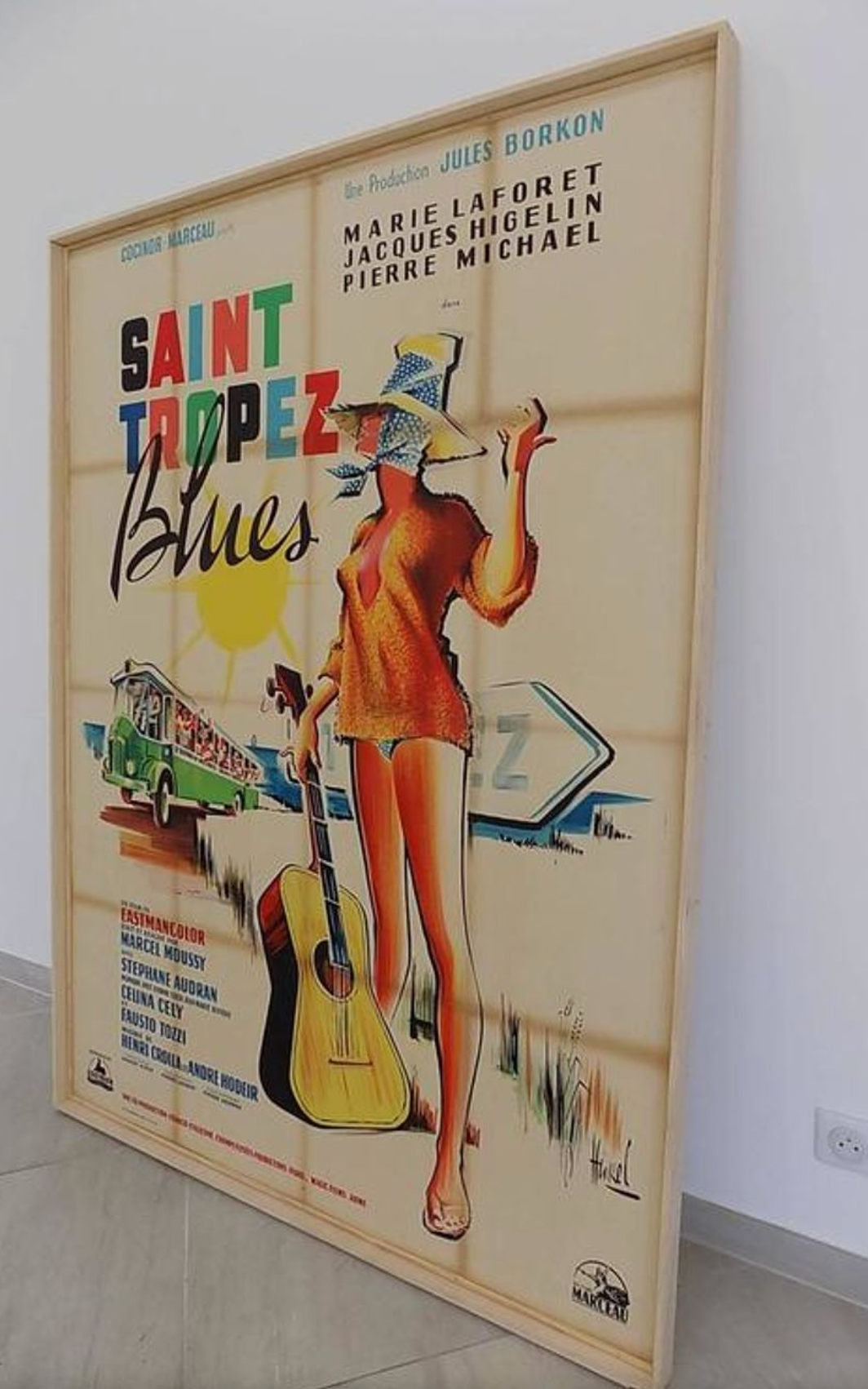 Original cinema poster "Saint-Tropez blues"