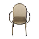 Fauteuil structure chromée