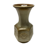 Vase céramique allemande beige
