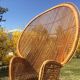 Emmanuelle wicker and rattan chair for adults 1970s