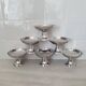 Dessert / ice cream bowls in stainless steel, Guy Degrenne style.