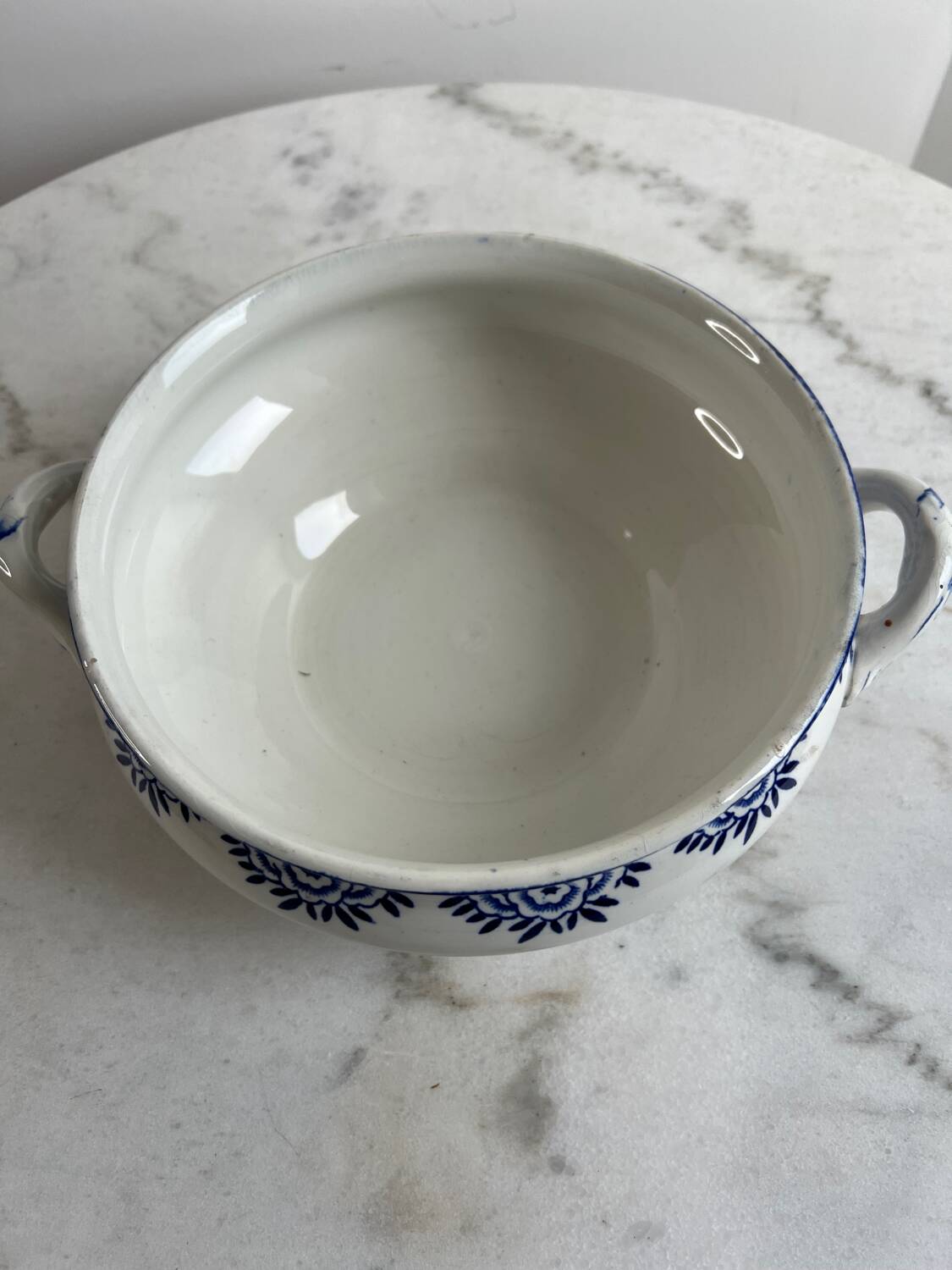 Digoin Capri Casino soup tureen and salad bowl