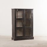 Black window cabinet
