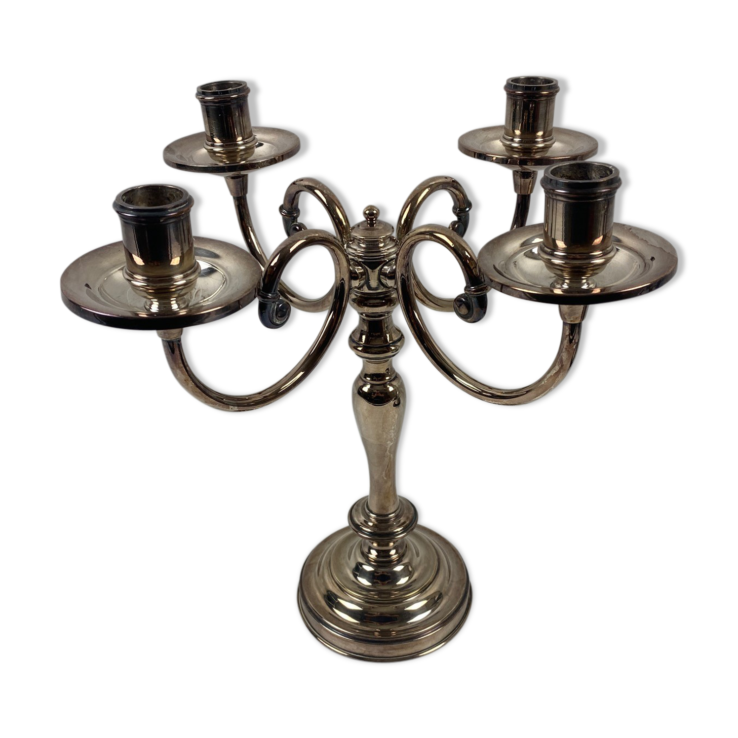 Chandelier chrome metal 4 lights