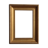 Moulded gilded wood frame
