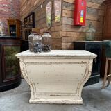 Patinated counter from the 19th century