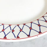 "Sarreguemines" cake dish, Trayas model, 1950s