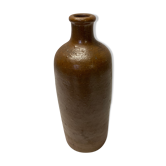 Bouteille en grès marron vintage