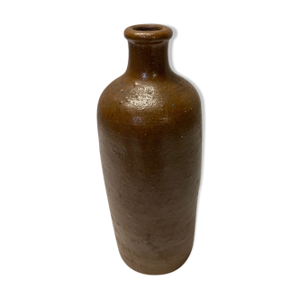 Vintage brown stoneware bottle