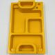 1970s yellow Space Age desk organiser