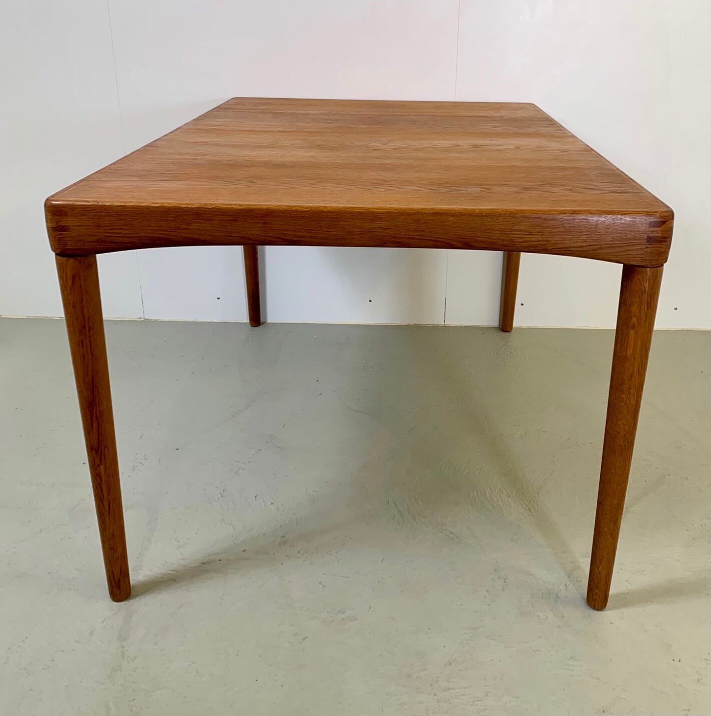 Danish midcentury teak dining set by H. W. Klein for Bramin, 1960s