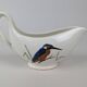 Gien service model birds in polychrome earthenware hand painted