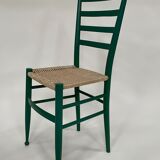 Lot de 4 chaises en bois dans le modèle italien de Chiavari