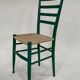Lot de 4 chaises en bois dans le modèle italien de Chiavari