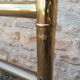 brass bed