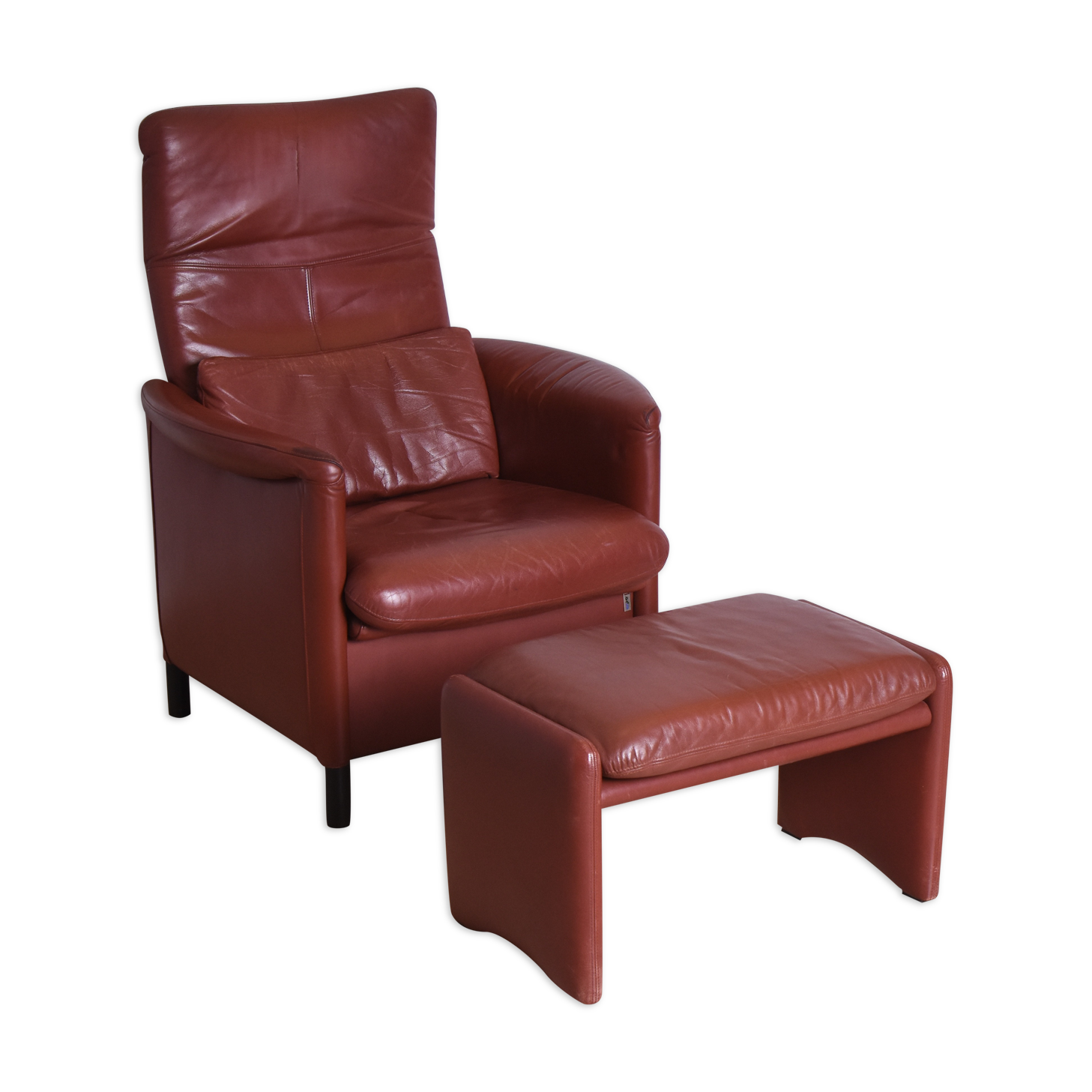 Armchair with Footstool, Erpo International, 1980s