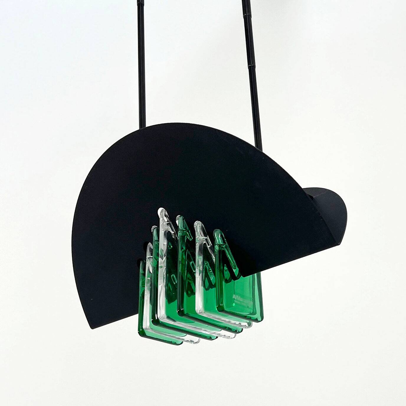 Postmodern Murano glass wall suspension by Mazzega, 1970