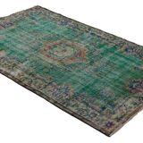 Modern Unique Rug, Turkish Oriental Handmade Boho Kilim Rug,for Kitchen,Bedroom 134x 230 cm