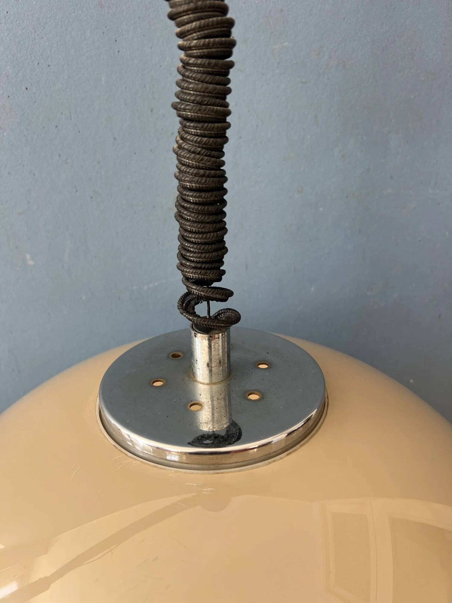 Vintage Dijkstra Space Age Mushroom Pendant Lamp