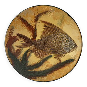 plat poisson signé Puigdemont