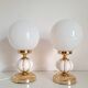 Pair of bedside lamps