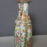Pair of Canton Porcelain Vases, China circa 1900