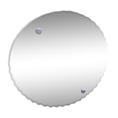 Miroir rond biseauté 32cm