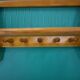 Mid-Century  Wall Mounted Coat Rack Czechoslovakia , 1970's
