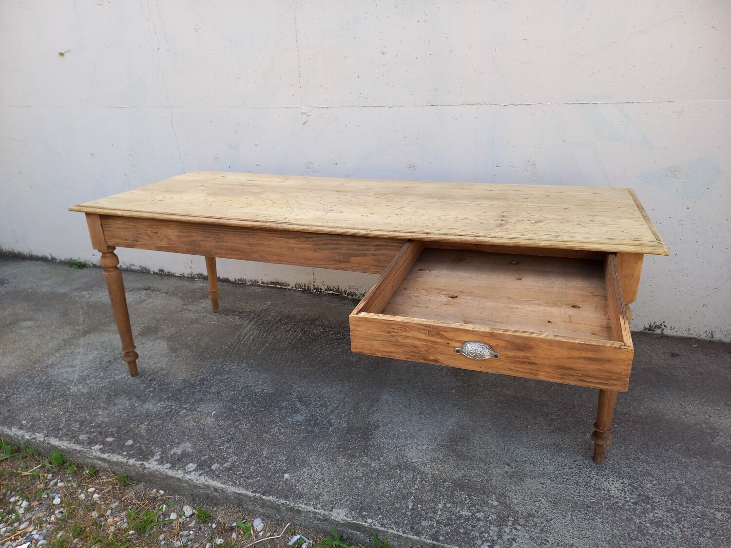 Table de ferme ancienne 200 cm