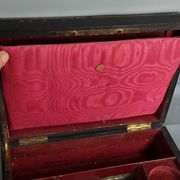 Old travel box for sewing and other Napoleon III