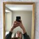 Gilded wooden mirror 50s