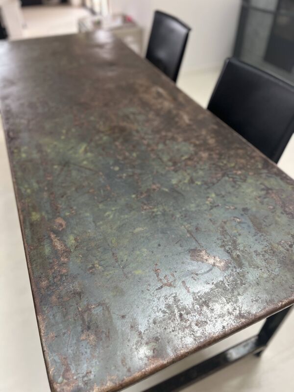 Table militaire ancienne indust