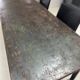 Old industrial military table