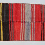 Old Turkish narrow Kilim Runner 322x48 cm shabby chic, vintage kelim