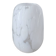 Petit vase en verre blanc moucheté