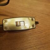 Golden bronze lamp and brass