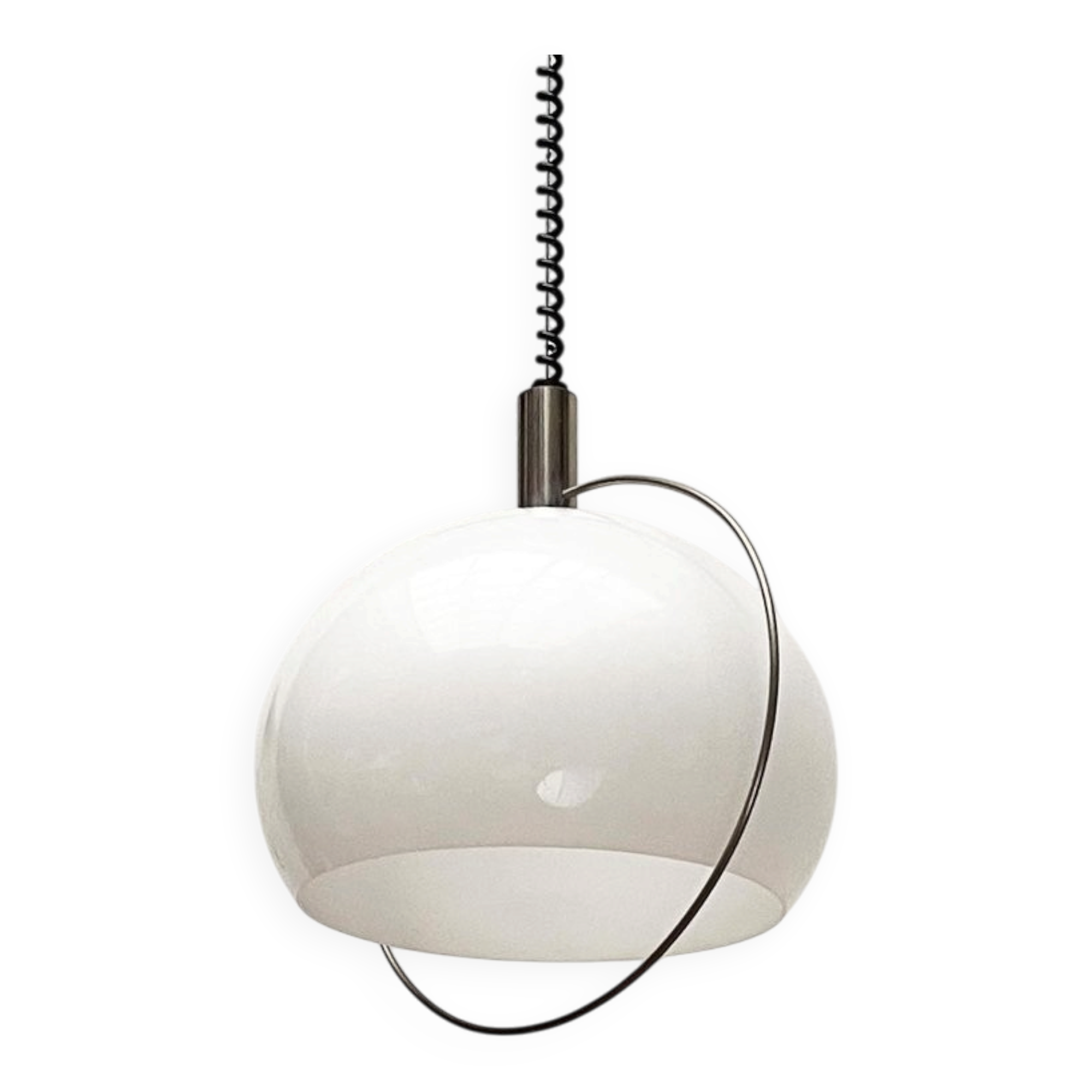Swiss pendant lamp from the space age of the mid-century by Temde, 1960s