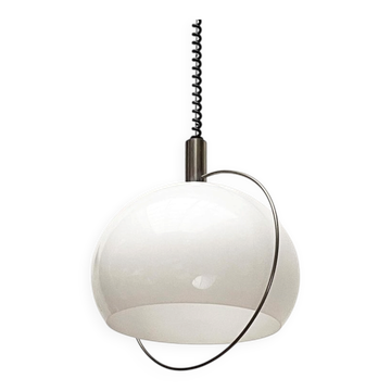Lampe suspension suisse de l’époque spatiale du milieu du siècle par Temde, 1960s