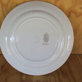 6 assiettes plates Luneville Badonviller