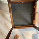 Set of 6 vintage wood and velvet chairs
