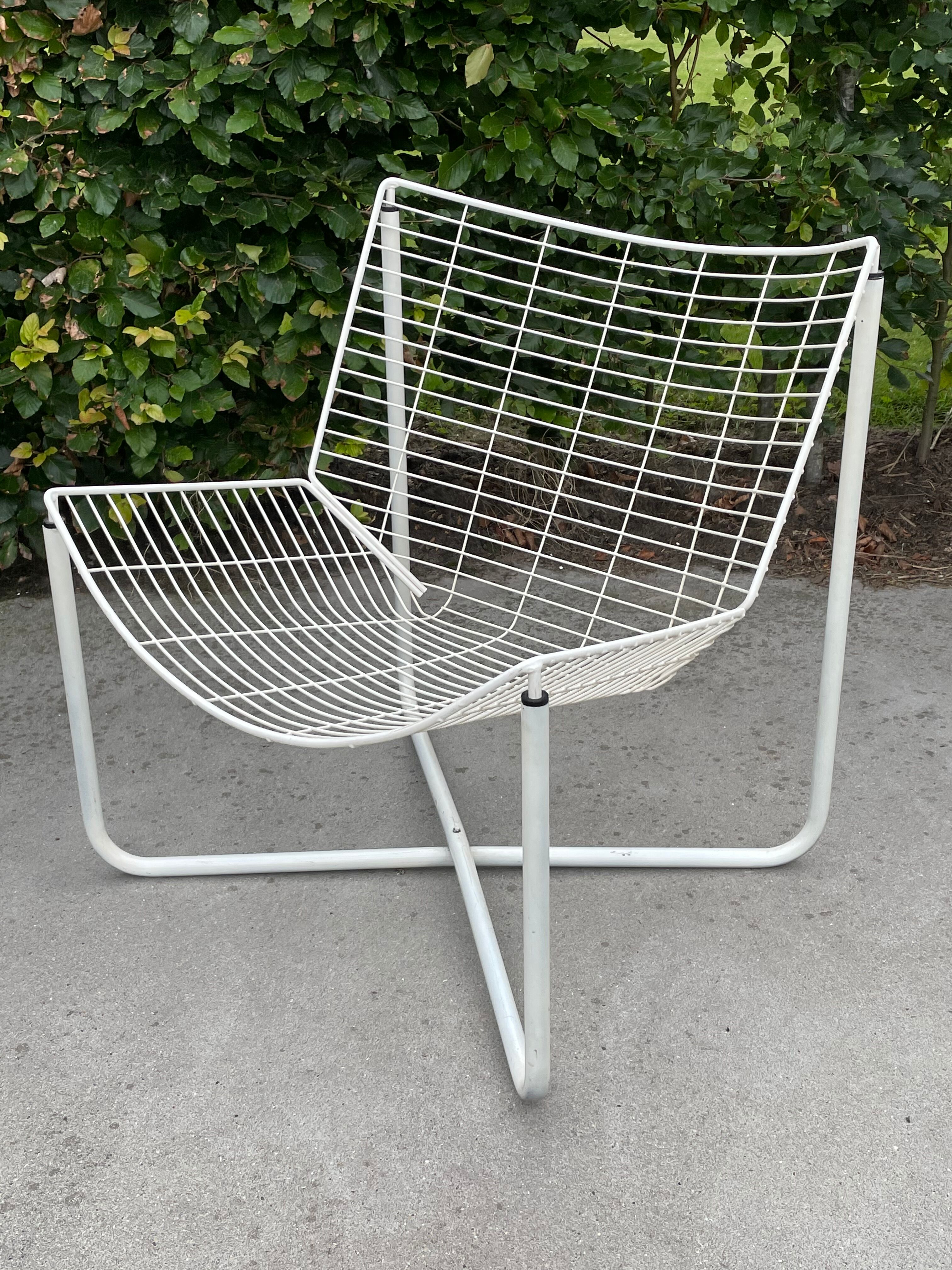 Vintage Niels Gammelgaard Jarpen chair white Ikea